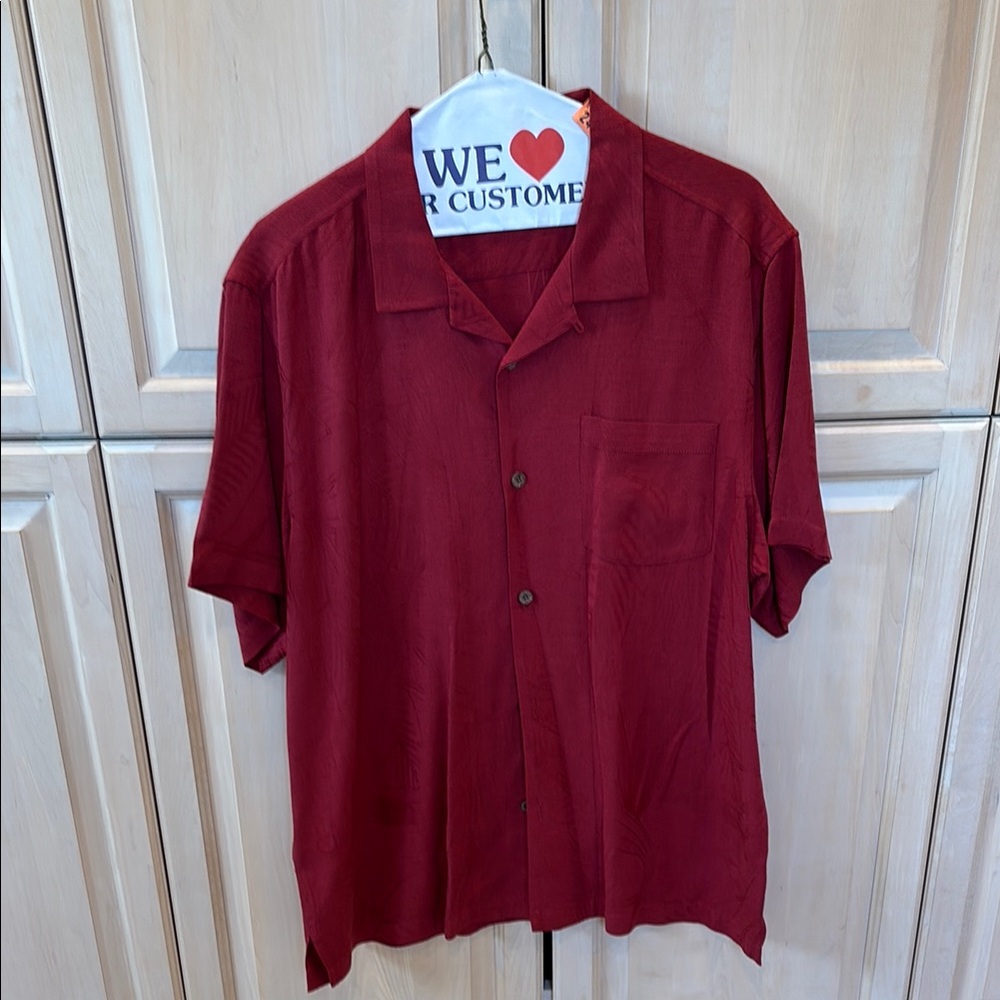 TOMMY BAHAMA Classic Red Men's Shirt